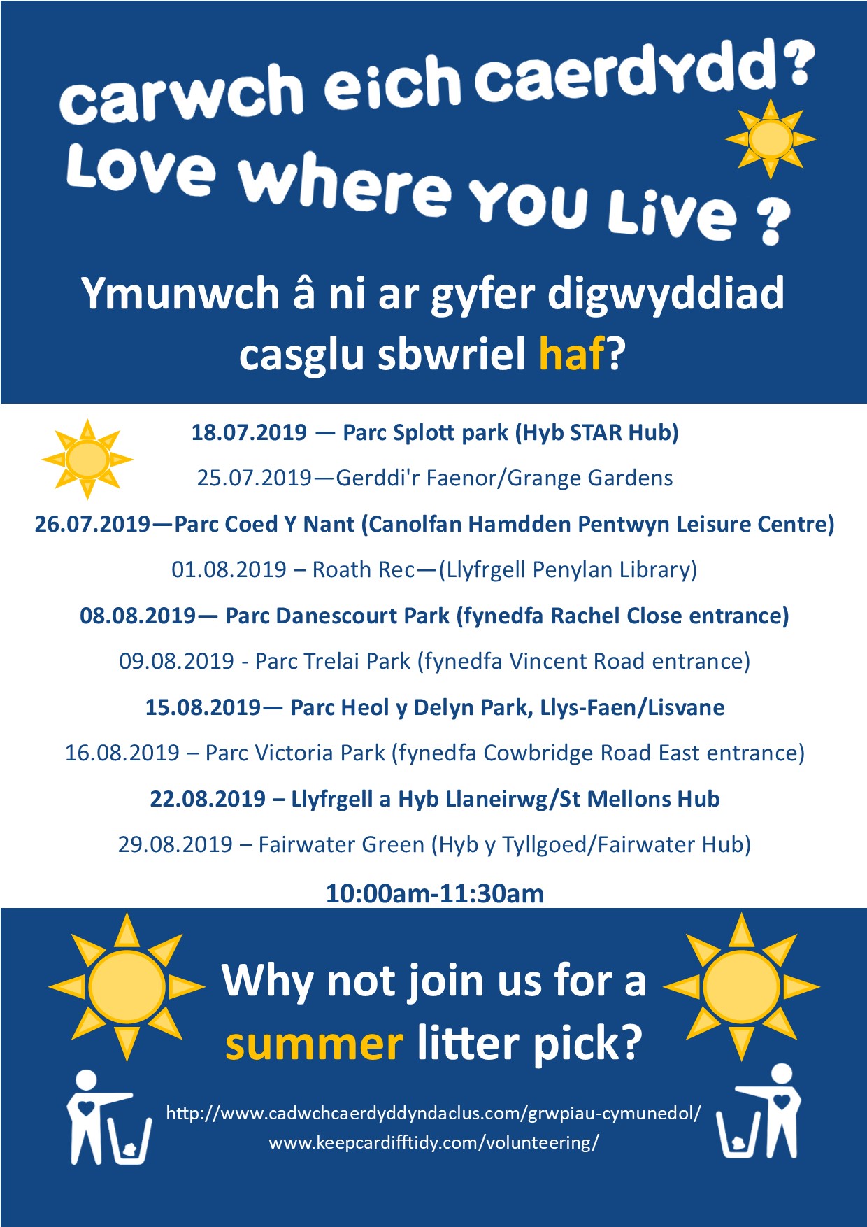 Love Your Parks – Summer Litter Picks